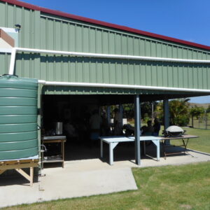 Emu Park Men's Shed - Materials for covered outdoor seating